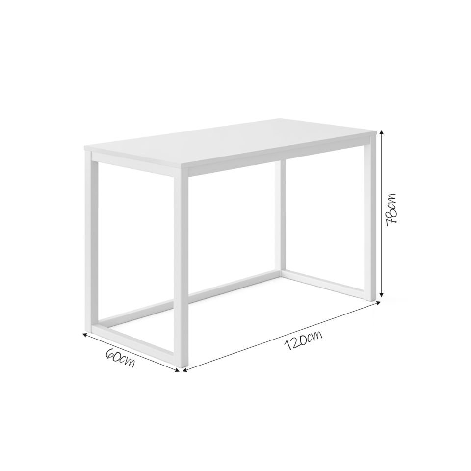 Hector 120 Çalışma Masası Beyaz-Beyaz