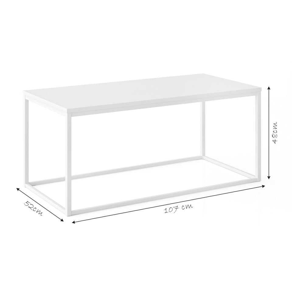 Grace 107 Orta Sehpa Beyaz-Beyaz