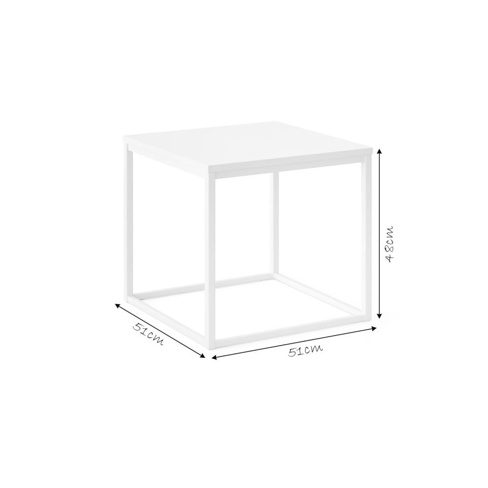 Grace's 51 Yan Sehpa Beyaz-Beyaz