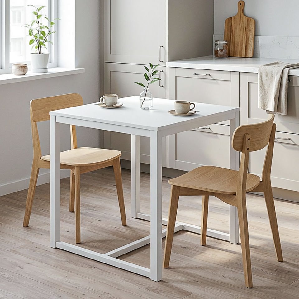 Hector's 72 Yemek Masası Beyaz-Beyaz