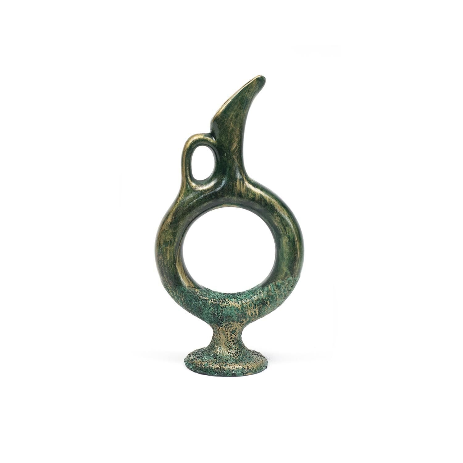 Ördek Ağız Vazo Yeşil