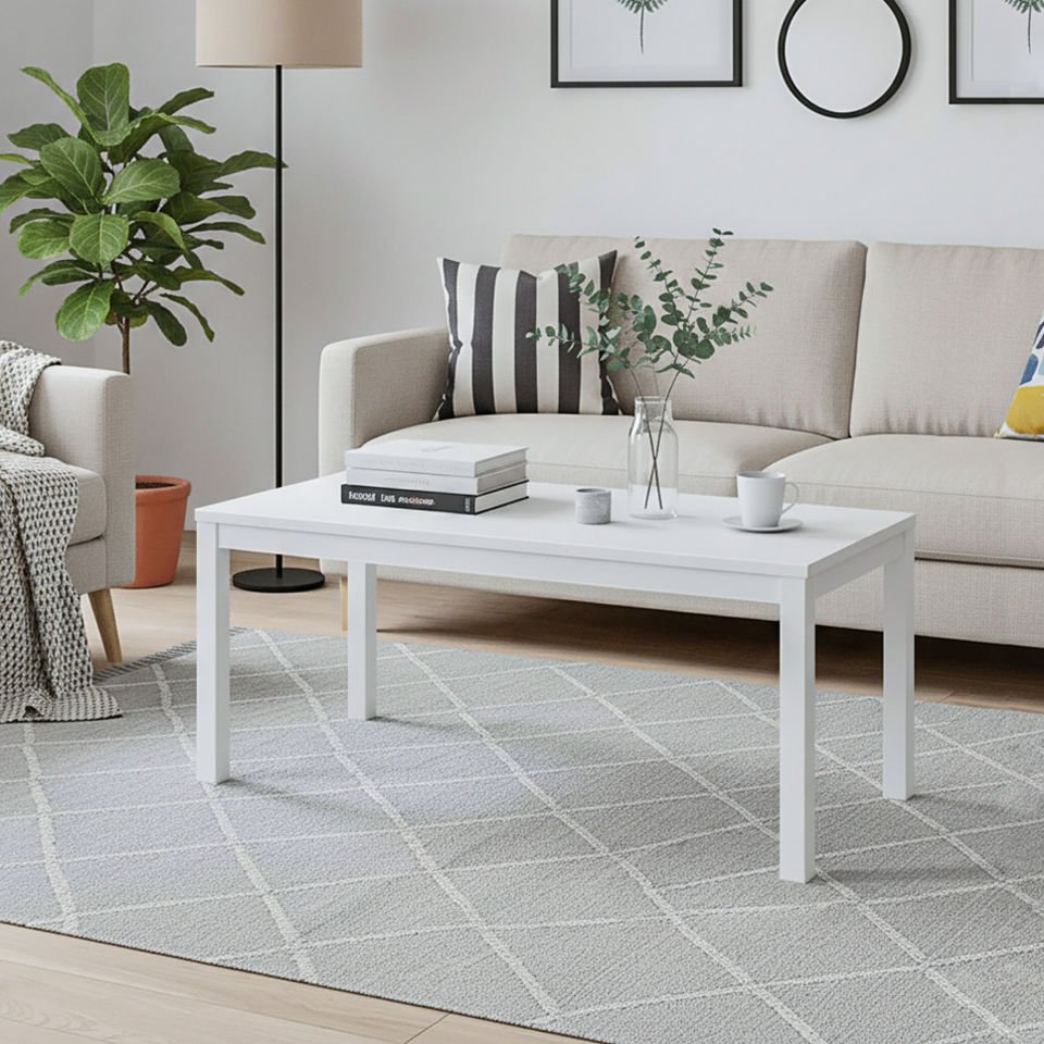 Hector 113 Orta Sehpa Beyaz-Beyaz