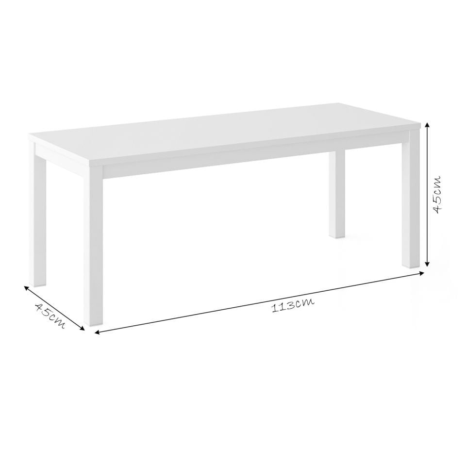 Hector 113 Orta Sehpa Beyaz-Beyaz