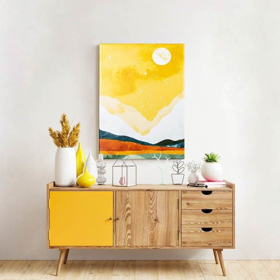 Güneş ve Dağ Manzarası 50CMX70CM