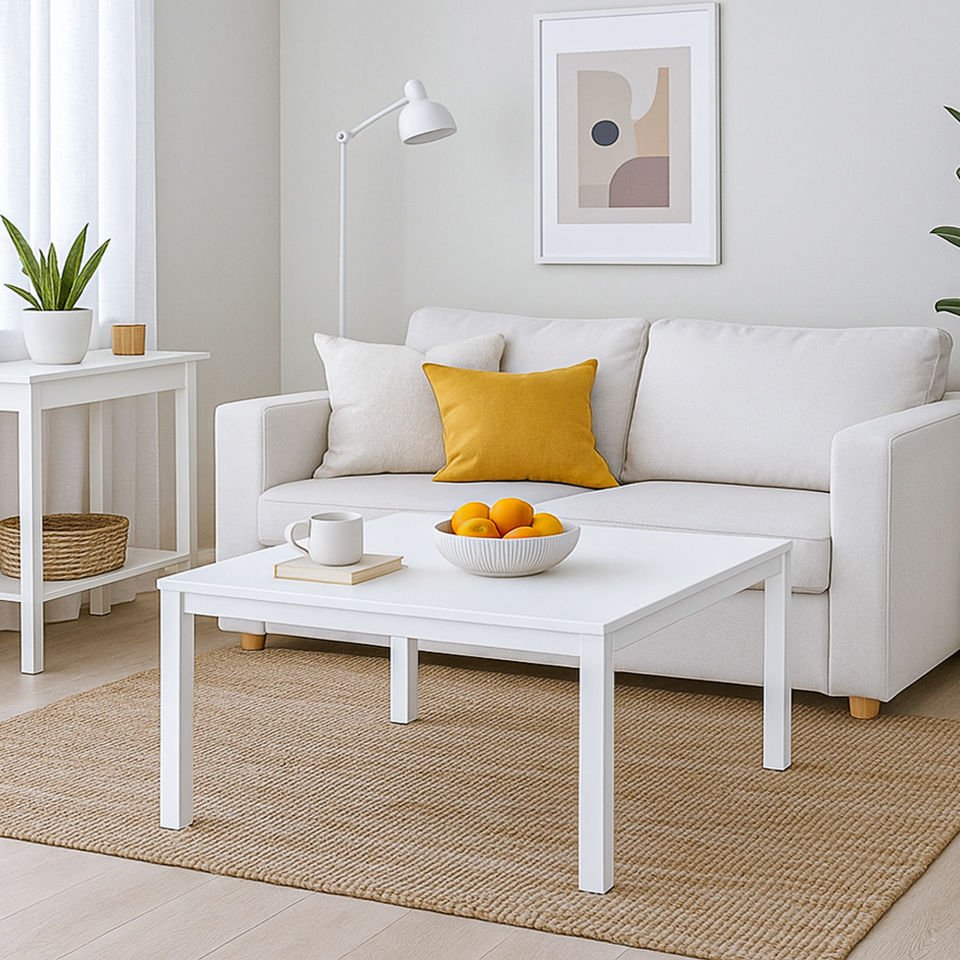 Hector's 90 Orta Sehpa Beyaz-Beyaz