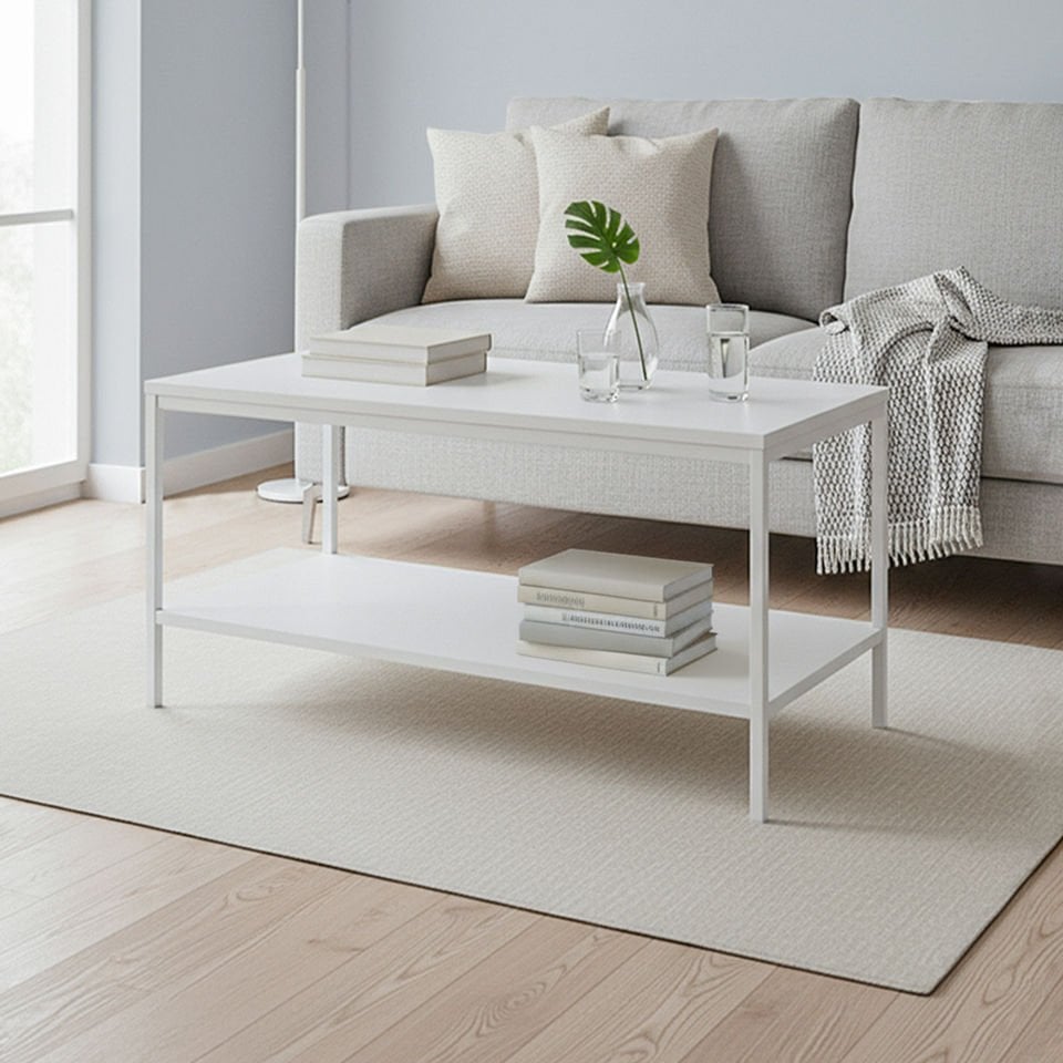 Connell 107 Orta Sehpa Beyaz-Beyaz