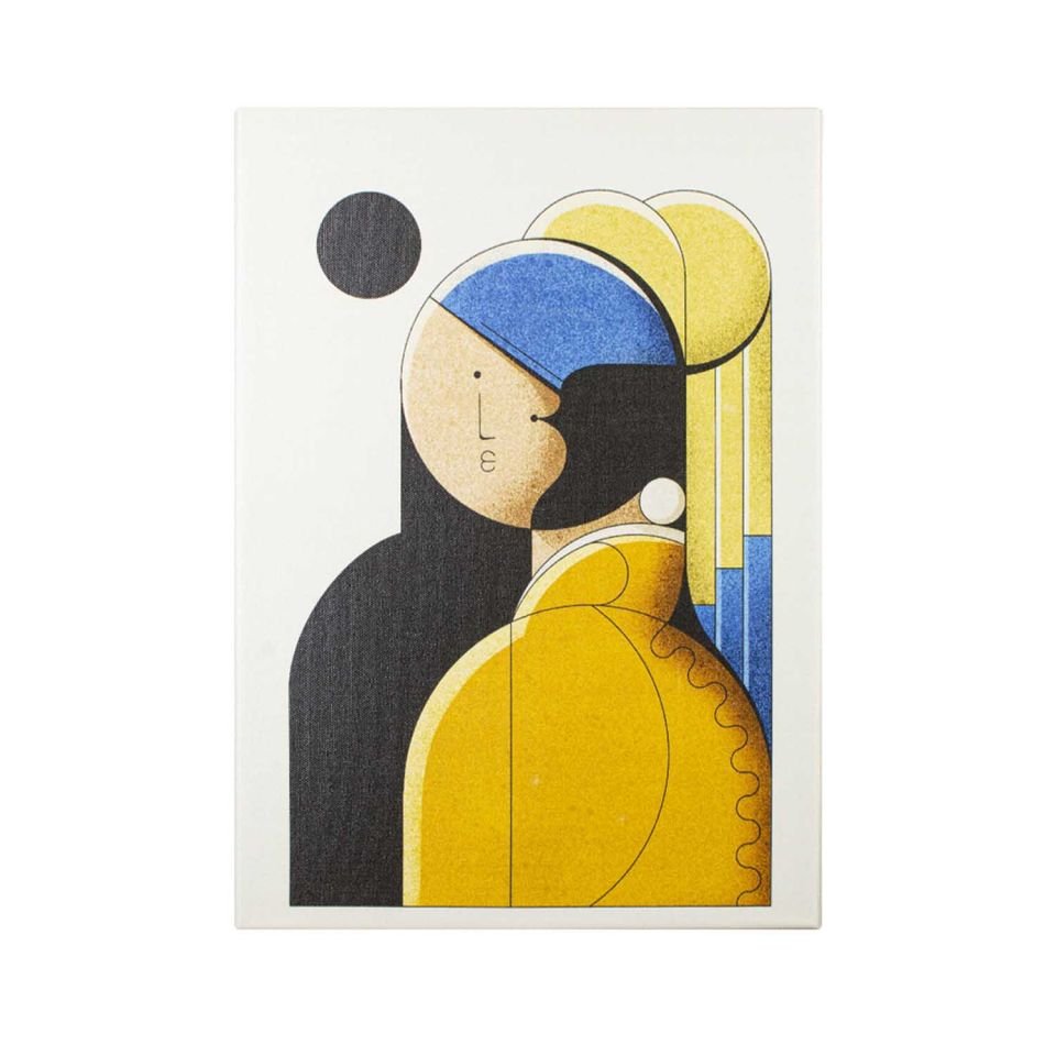 İnci Küpeli Kız Tasarım Tablo 30CMX40CM