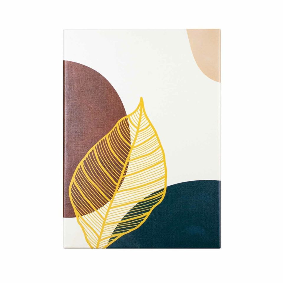 Yaprak Desenli Tasarım Tablo 50CMX70CM