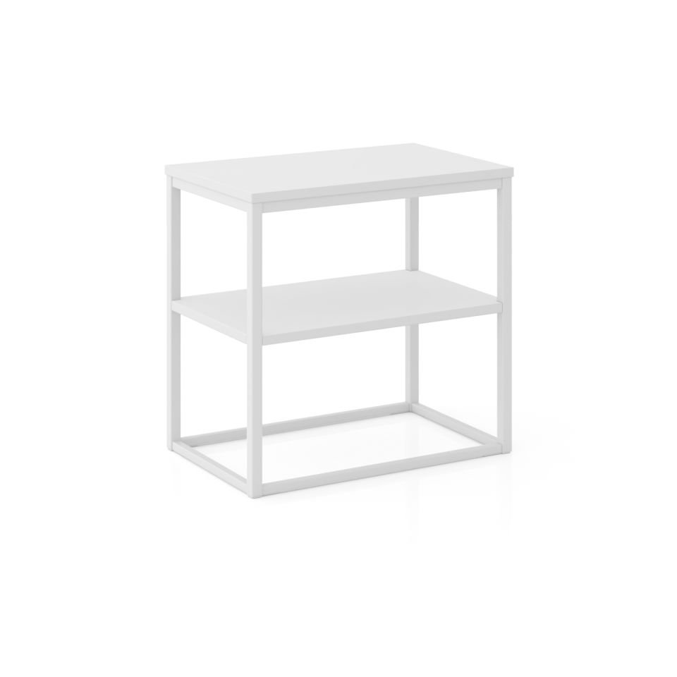 Grace'd 55 Yan Sehpa Beyaz-Beyaz