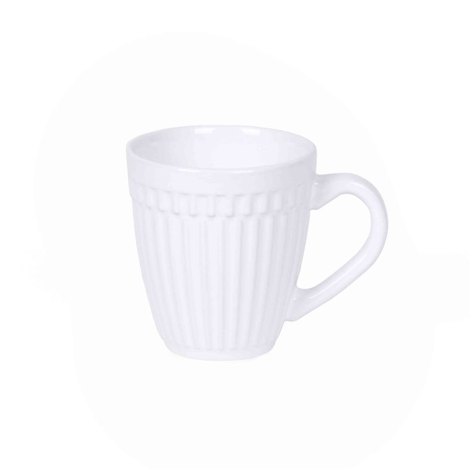 Seramik Pare Kupa Beyaz