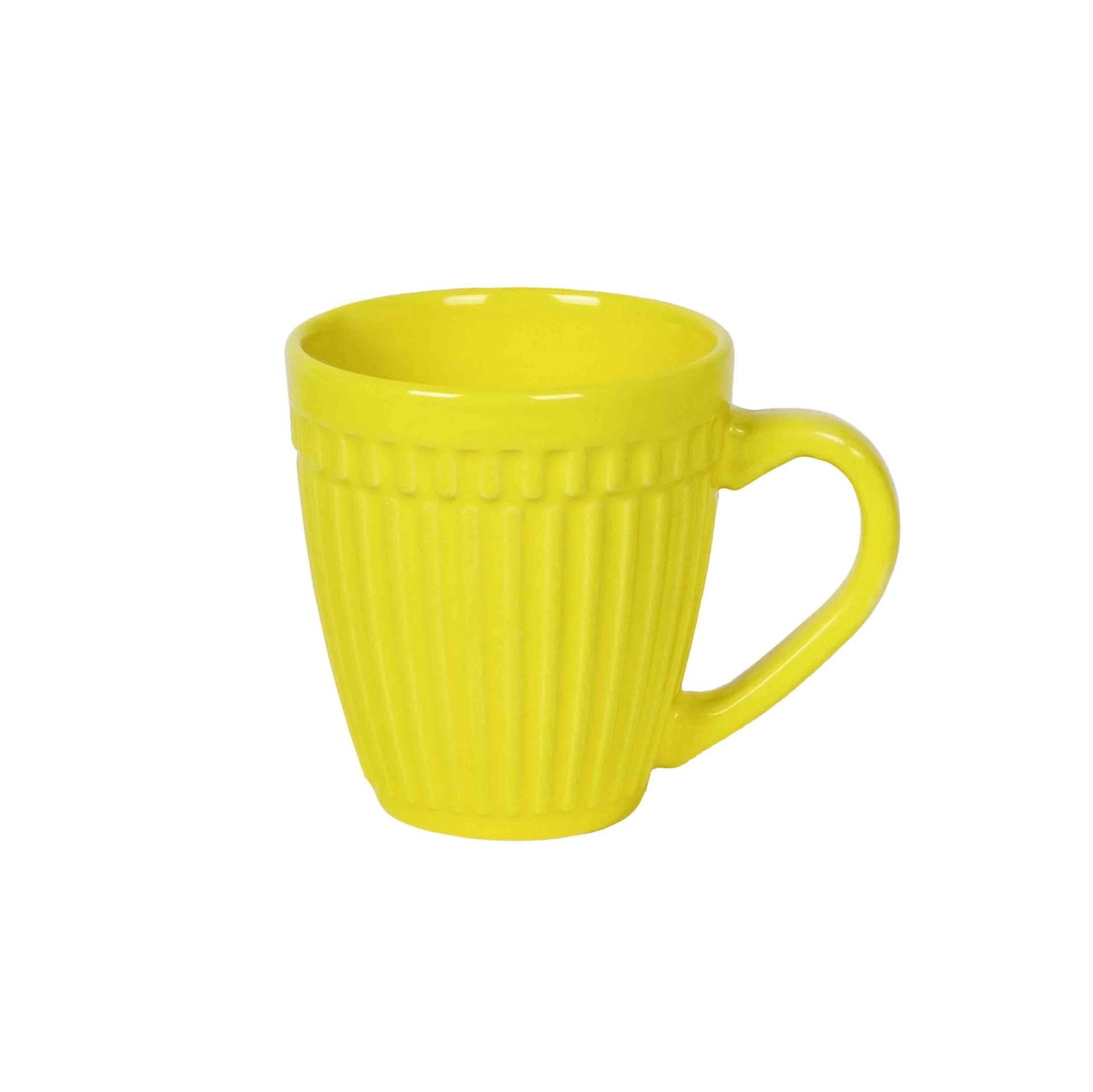 Seramik Pare Kupa Sarı