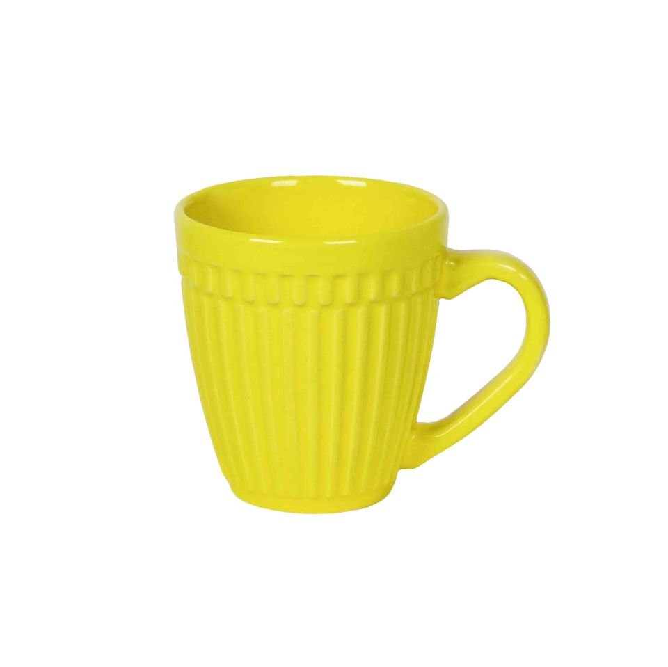 Seramik Pare Kupa Sarı