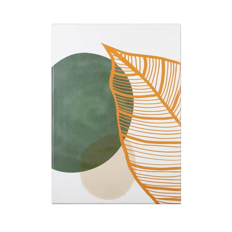 Yaprak Desenli Tasarım Tablo