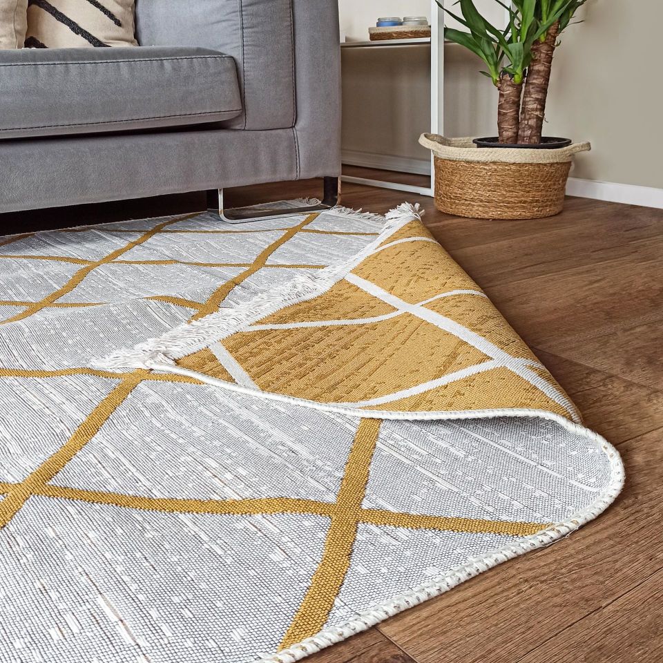 Çift Taraflı Baklava Desenli Kilim 120X180