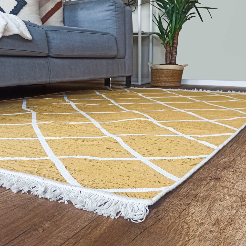 Çift Taraflı Baklava Desenli Kilim 120X180