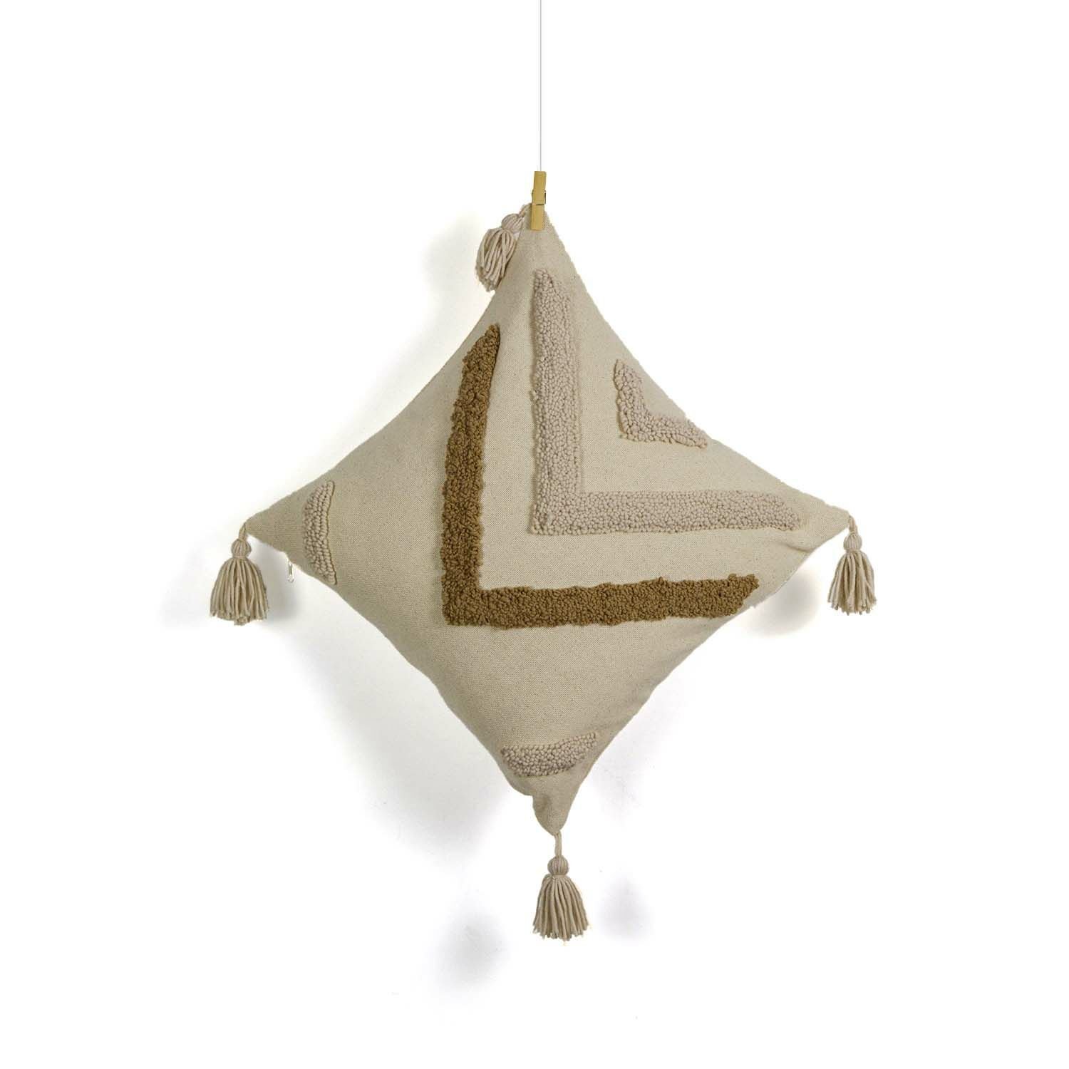 Çavuş Punch Yastık Kılıfı Kahverengi