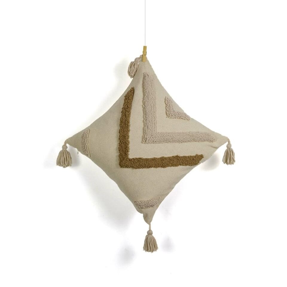 Çavuş Punch Yastık Kılıfı Kahverengi