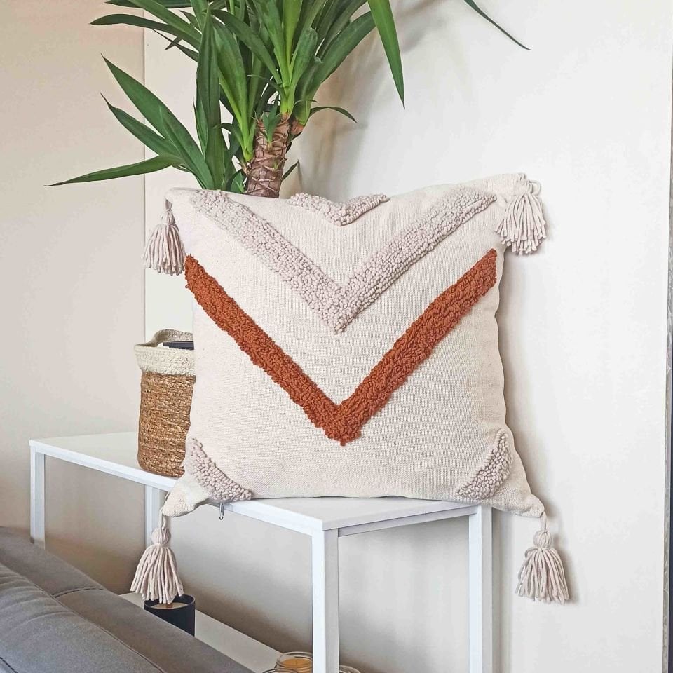 Çavuş Punch Yastık Kılıfı Turuncu